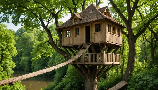 Une retraite paisible en cabane dans les arbres en dordogne
